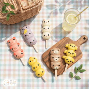 動物串串-鮮奶造型饅頭(6入)
